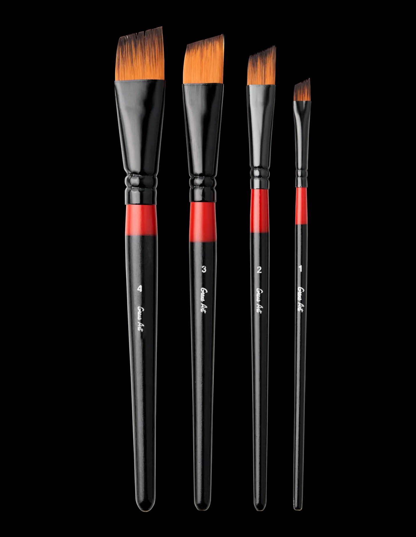Clearance Søstrene Grene Schweiz Schrägpinselset Black