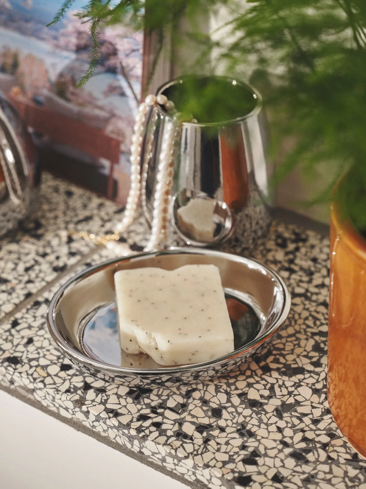 Clearance Søstrene Grene Schweiz Seifenschale Silver Grey