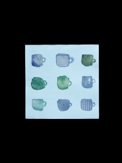 Clearance Søstrene Grene Schweiz Servietten 33 X 33 Cm Misty Blue