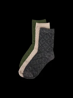 Søstrene Grene Schweiz Socken 36/38 3er-Pack Multi