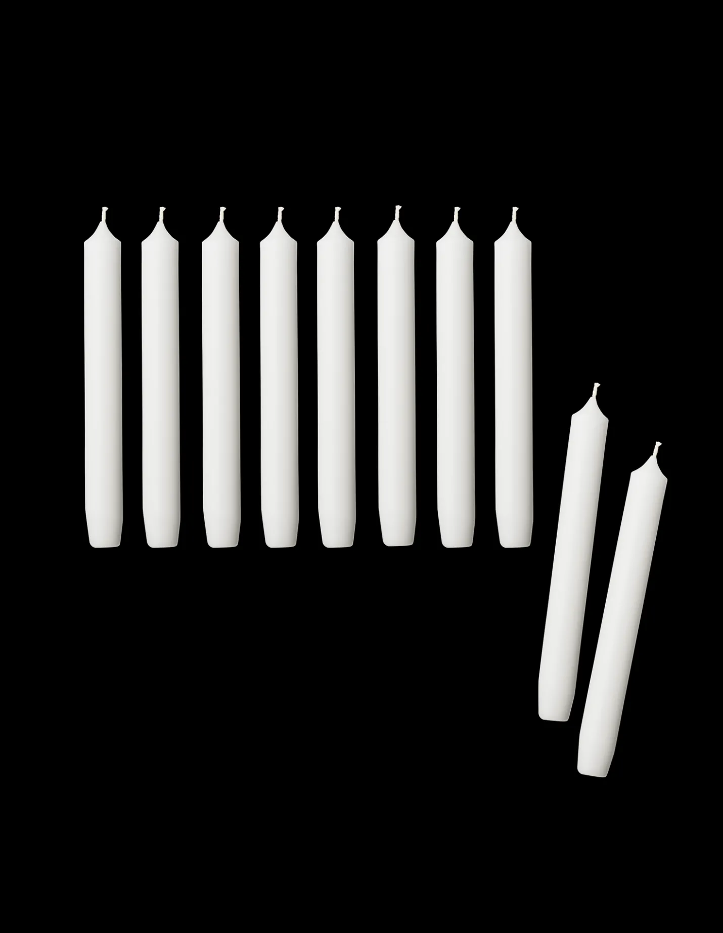 New Søstrene Grene Schweiz Stabkerzen 19 Cm 10 Stck White
