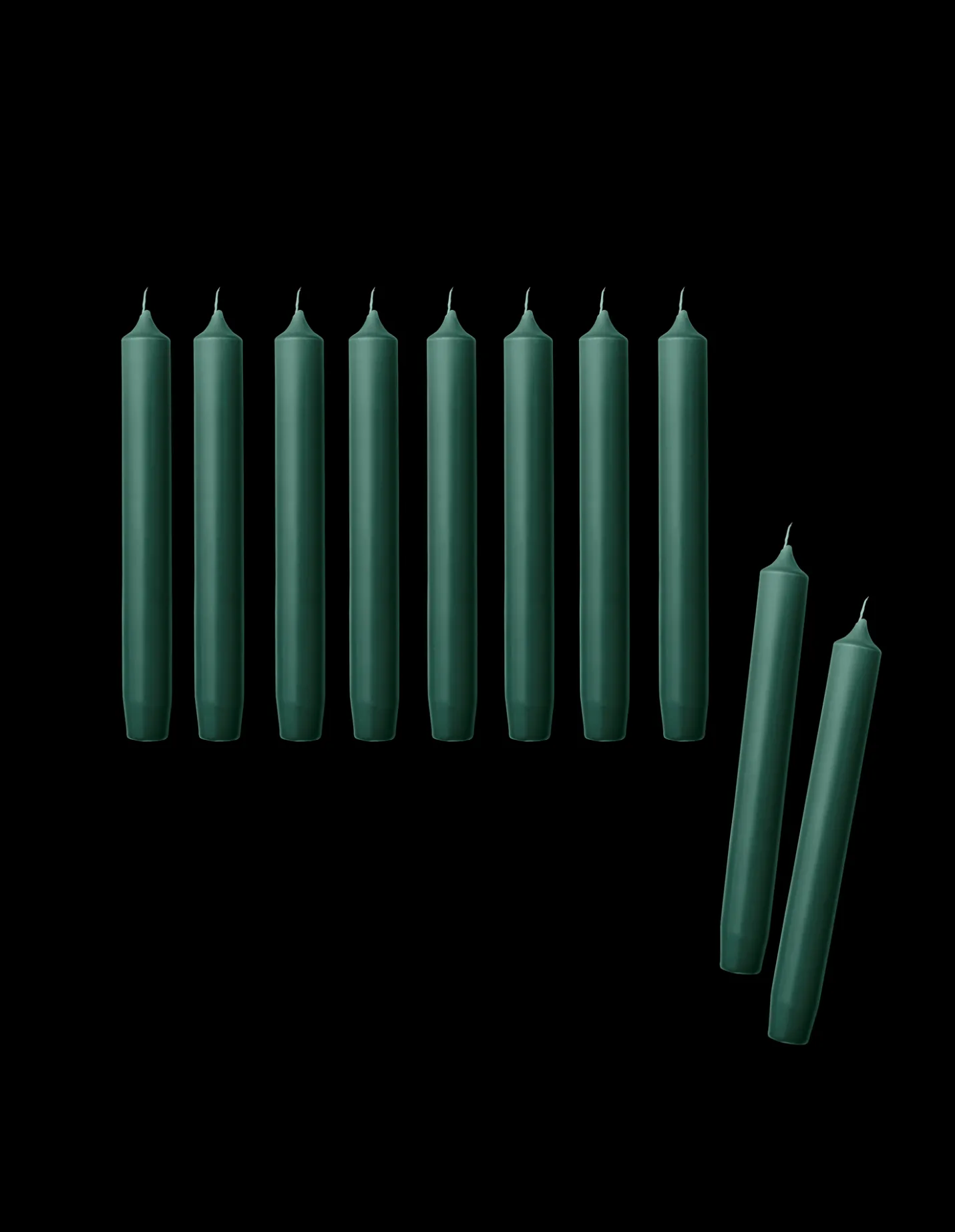 Outlet Søstrene Grene Schweiz Stabkerzen 19 Cm 10er-Pack Green