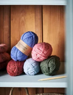 Outlet Søstrene Grene Schweiz Strickwolle Misty Blue