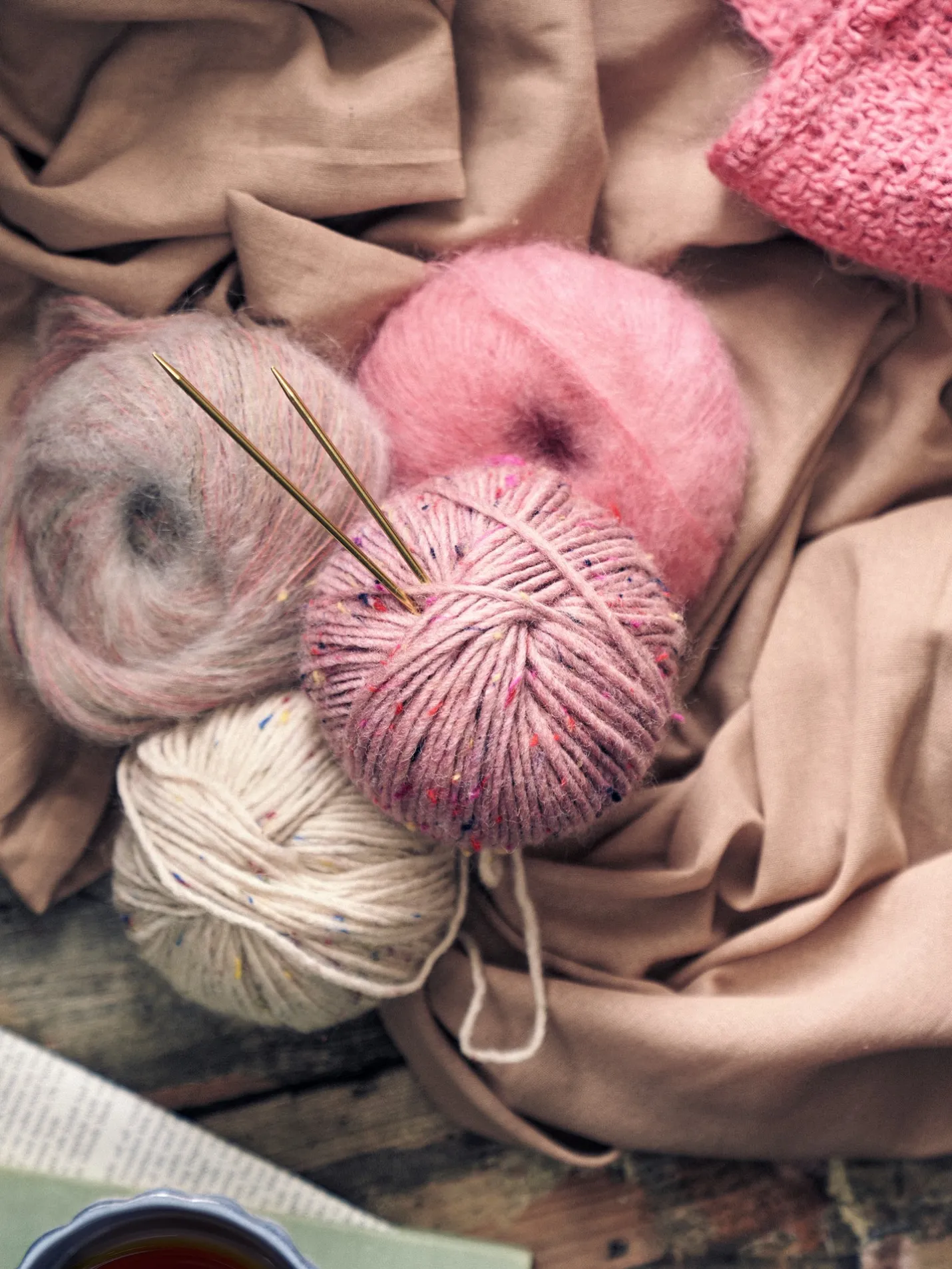 Hot Søstrene Grene Schweiz Strickwolle Rose