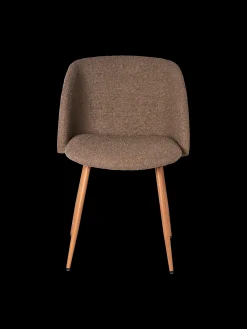 New Søstrene Grene Schweiz Stuhl Mit Bouclé-Stoff Brown