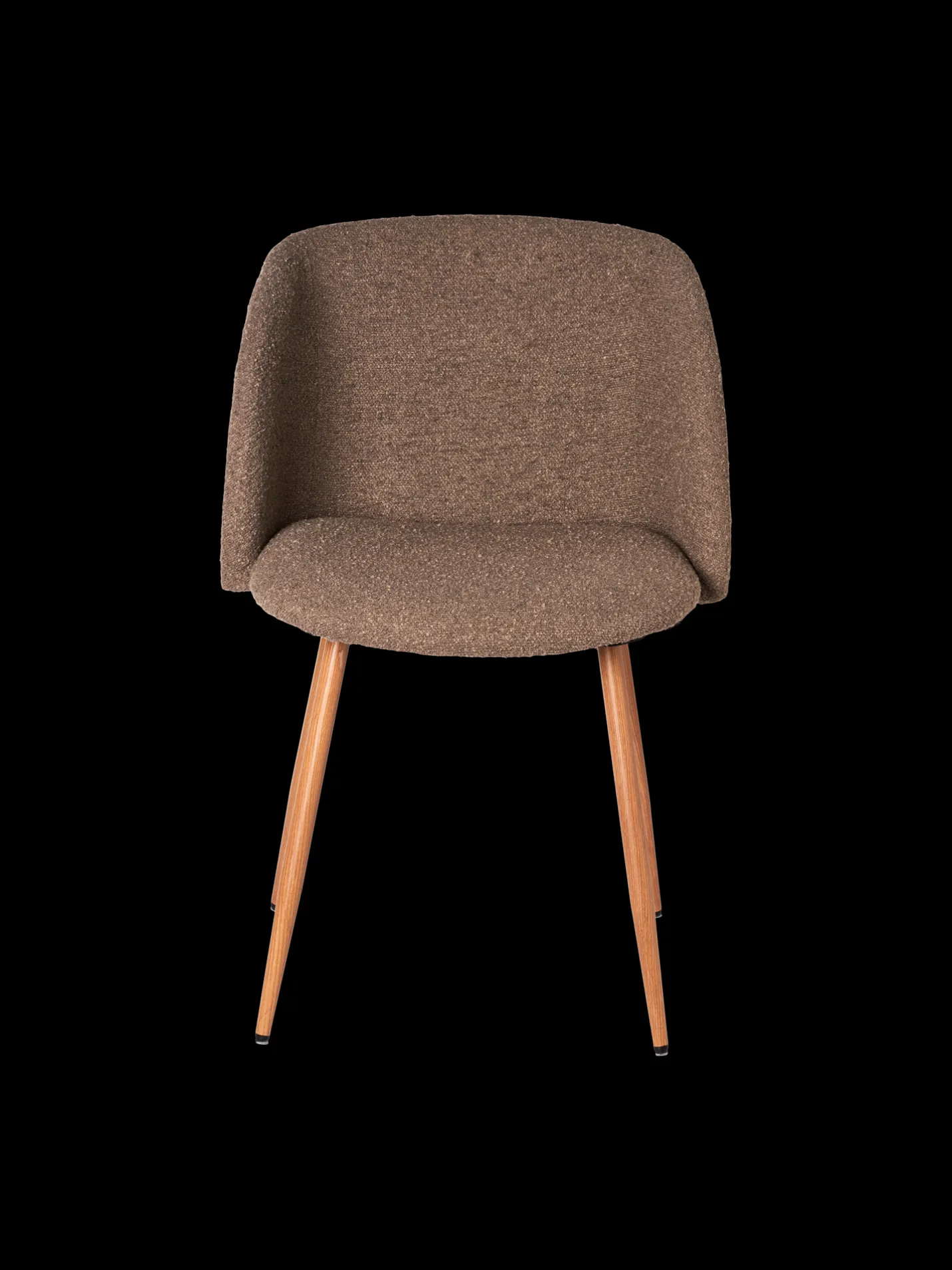 New Søstrene Grene Schweiz Stuhl Mit Bouclé-Stoff Brown