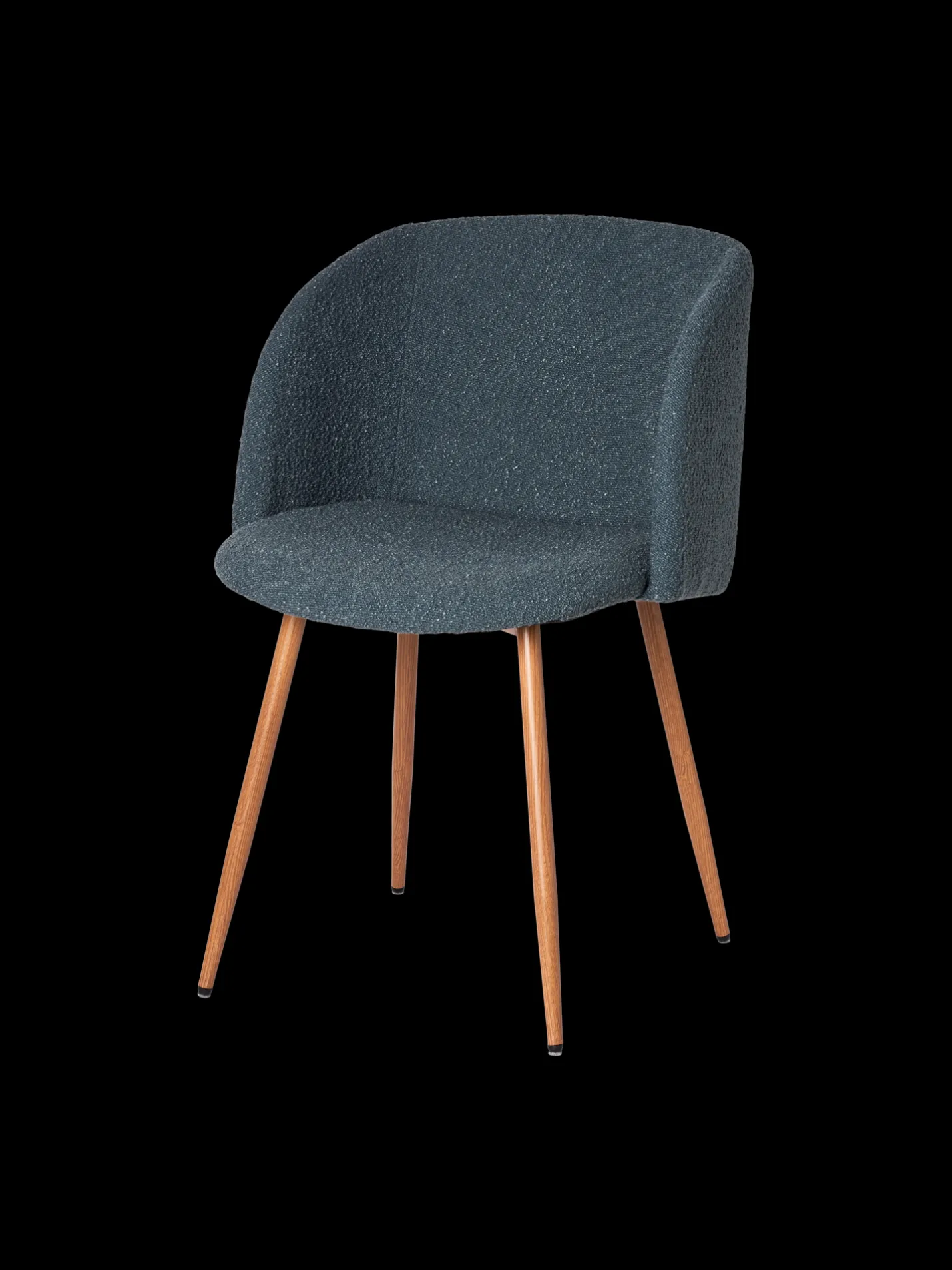 Søstrene Grene Schweiz Stuhl Mit Bouclé-Stoff Blue