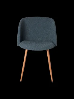 Søstrene Grene Schweiz Stuhl Mit Bouclé-Stoff Blue