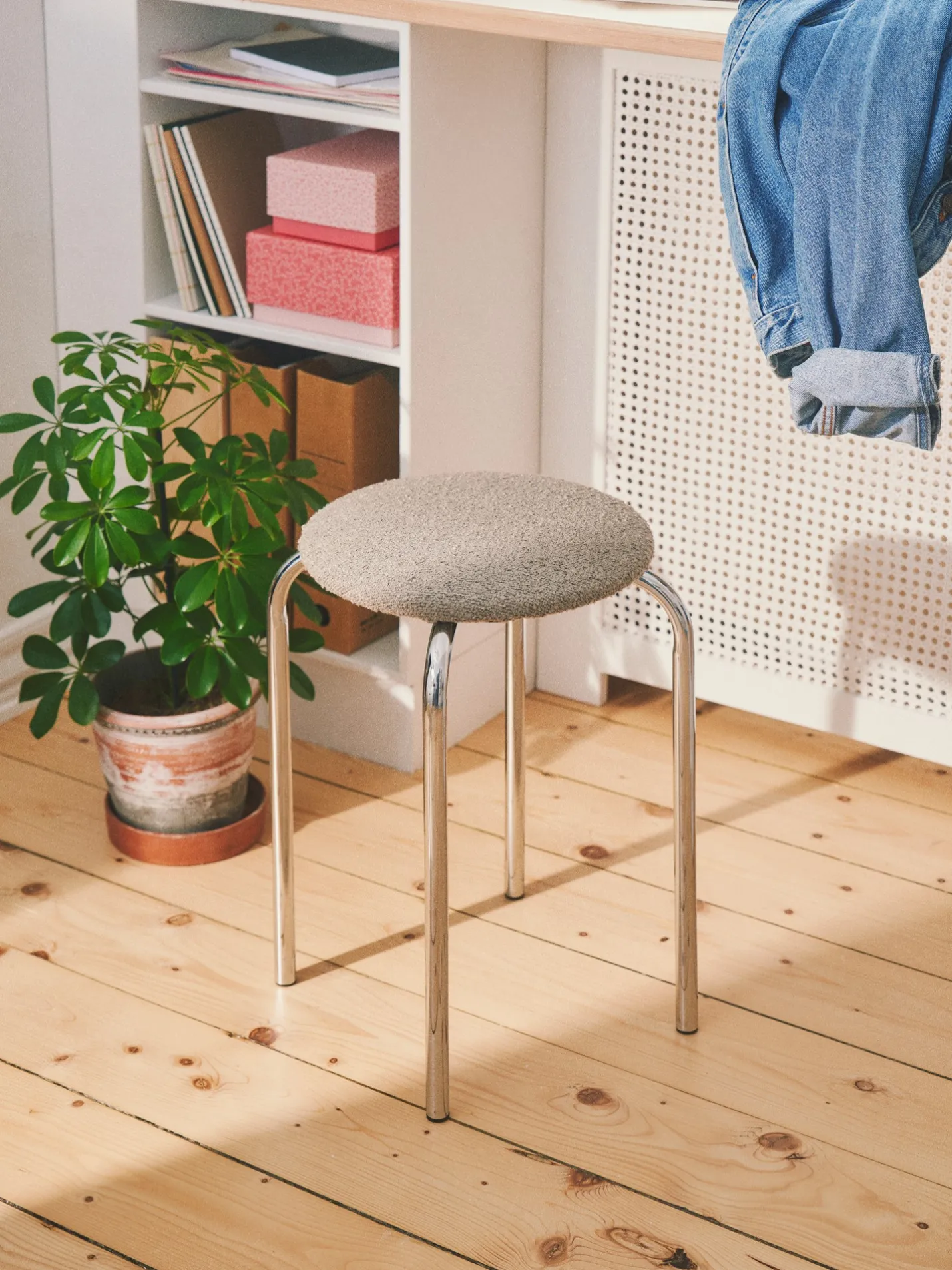 Best Søstrene Grene Schweiz Stuhl Mit Bouclé-Stoff