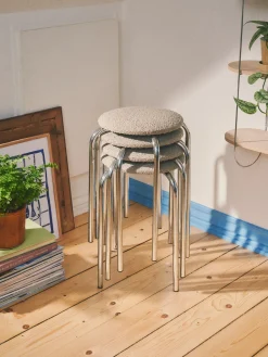 Best Søstrene Grene Schweiz Stuhl Mit Bouclé-Stoff