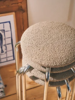 Best Søstrene Grene Schweiz Stuhl Mit Bouclé-Stoff