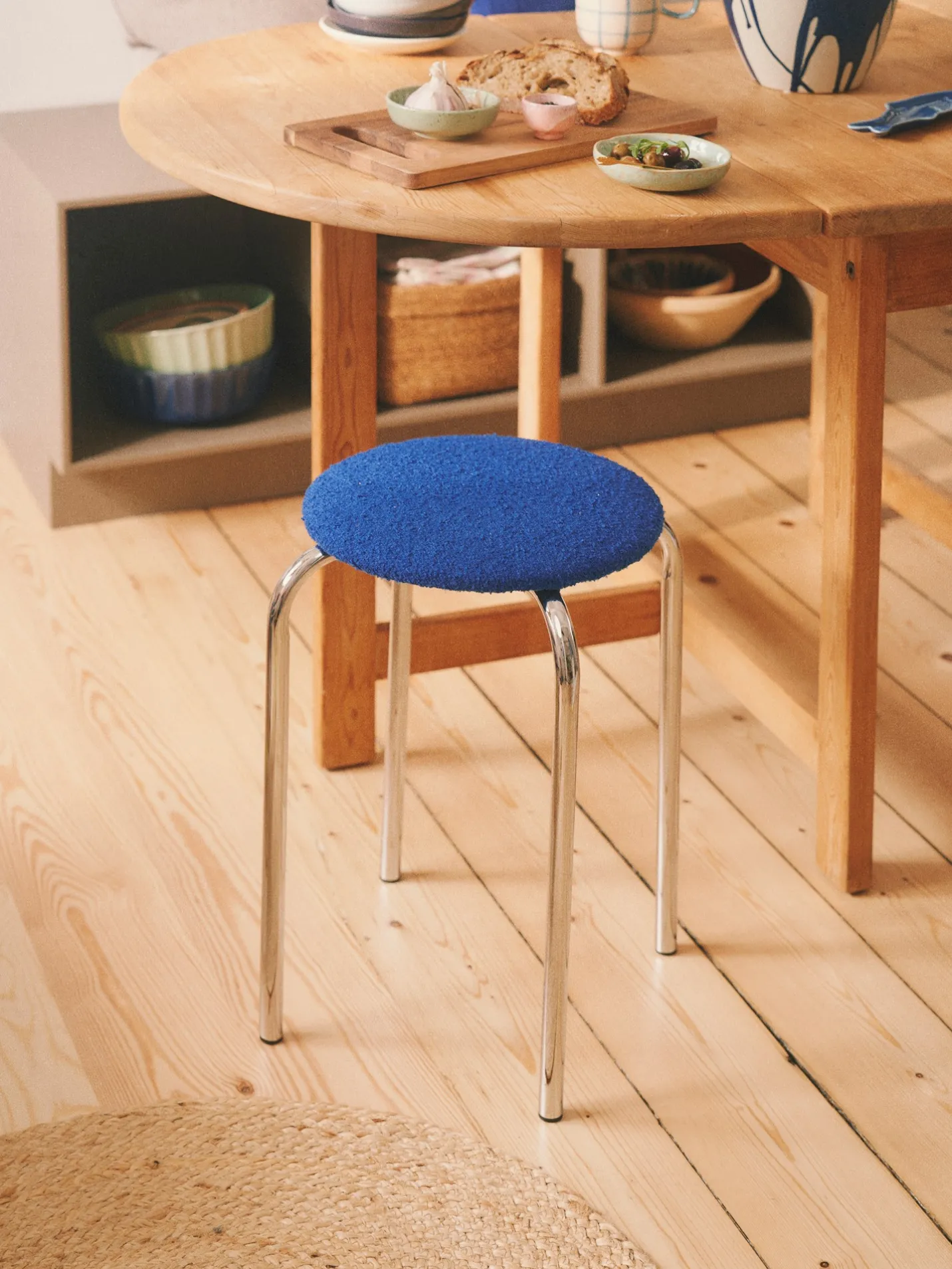 Best Søstrene Grene Schweiz Stuhl Mit Bouclé-Stoff