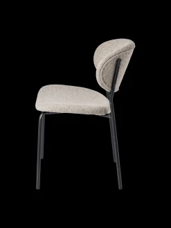 Hot Søstrene Grene Schweiz Stuhl Mit Bouclé-Stoff 2er-Pack Grey
