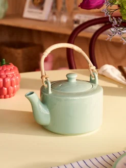 Discount Søstrene Grene Schweiz Teekanne 1L Dusty Green