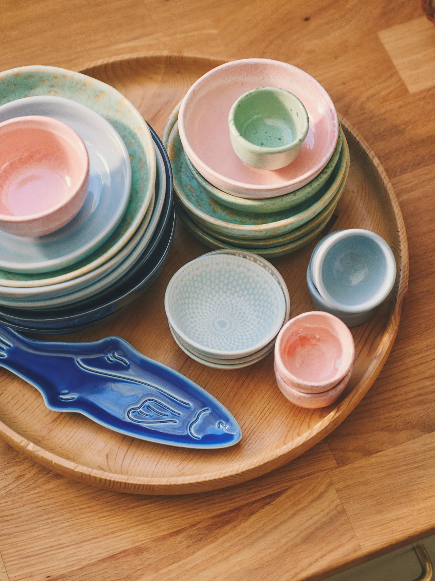 New Søstrene Grene Schweiz Tellerchen Electric Blue