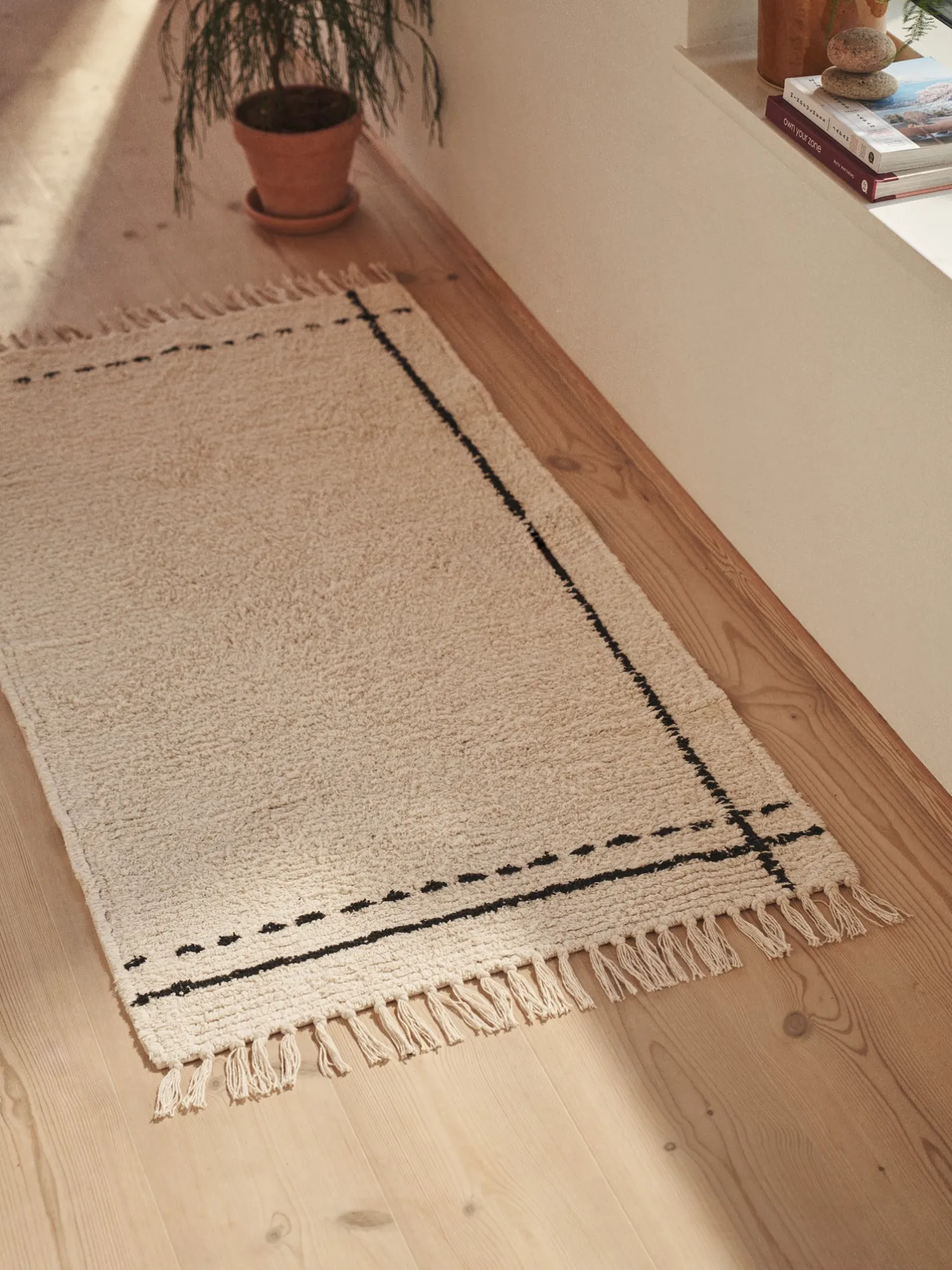 Søstrene Grene Schweiz Teppich 70 X 140 Black