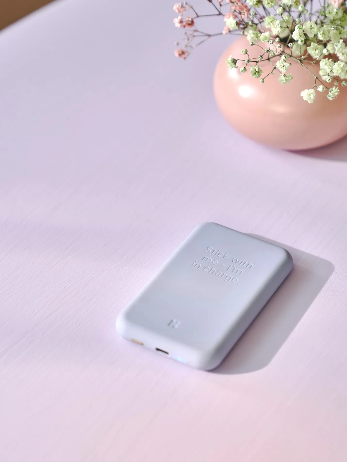 Outlet Søstrene Grene Schweiz ToCHARGE QI Powerbank Smokey Blue