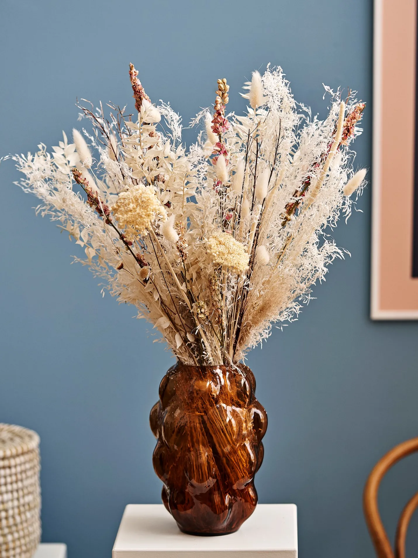 Online Søstrene Grene Schweiz Trockenblumen White Medium Off White