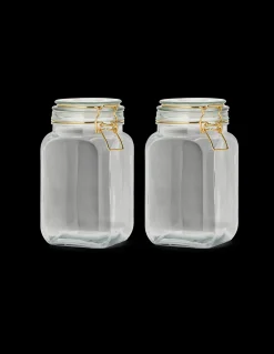 Clearance Søstrene Grene Schweiz Vorratsgläser 1250 Ml 2er-Pack Clear