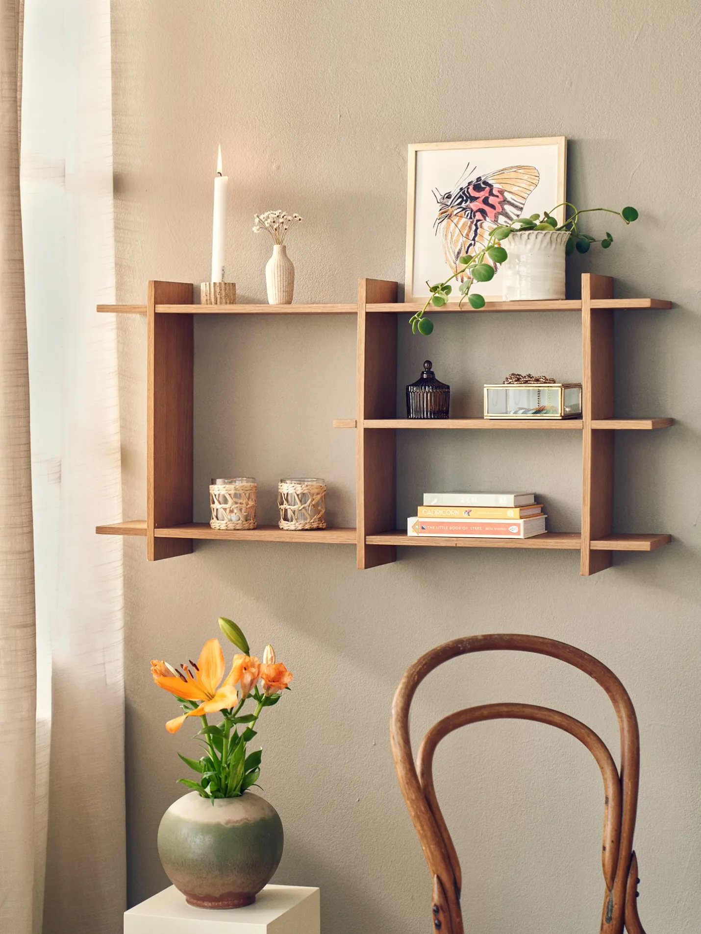 New Søstrene Grene Schweiz Wandregal Medium Wood