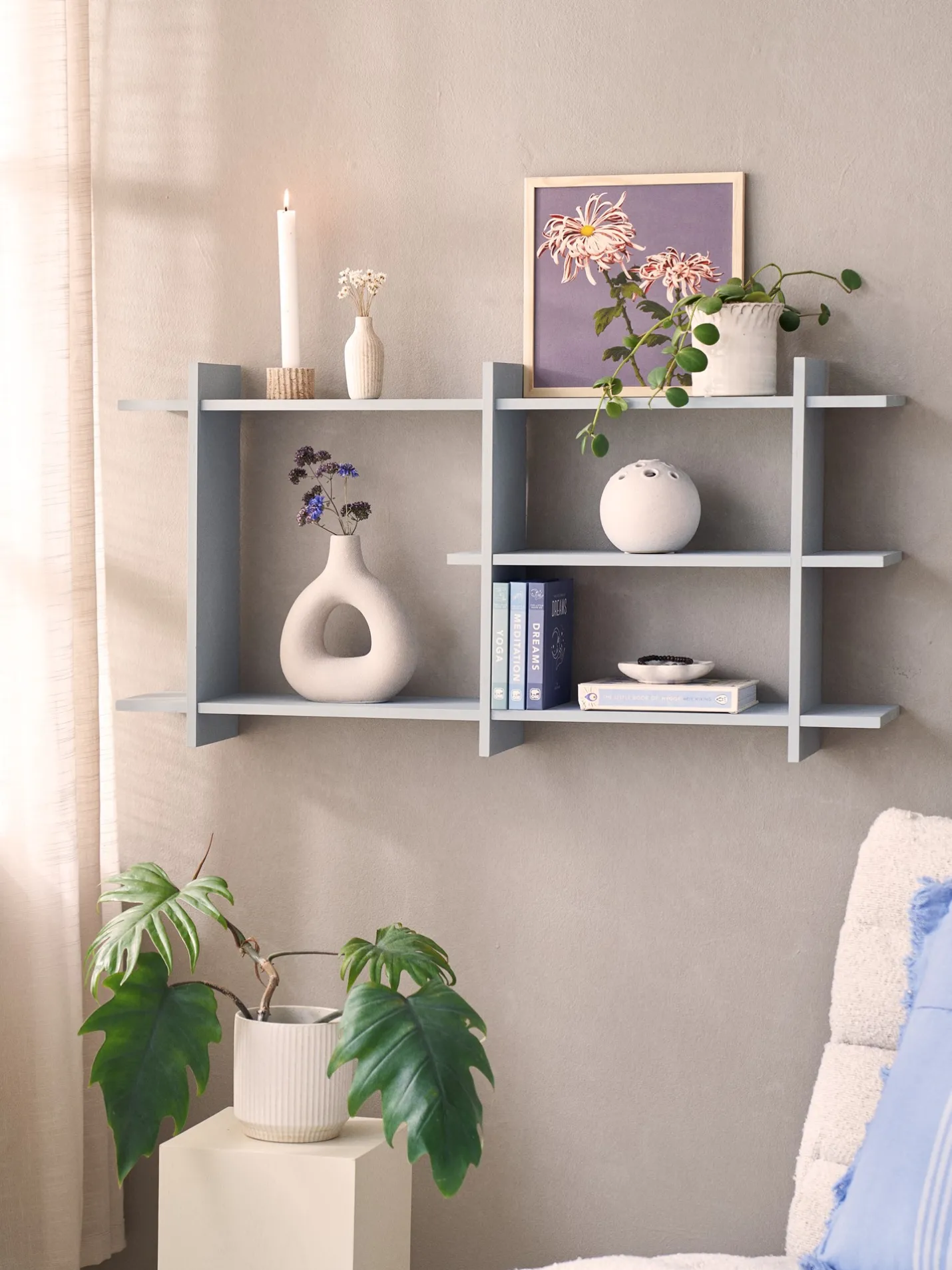 Best Søstrene Grene Schweiz Wandregal Smokey Blue