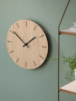 Online Søstrene Grene Schweiz Wanduhr Light Oak Ø28 Nature