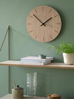 Hot Søstrene Grene Schweiz Wanduhr Walnut Ø28 Dark Wood