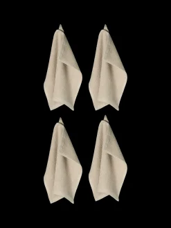 Clearance Søstrene Grene Schweiz Waschlappen 4er-Pack Warm Grey