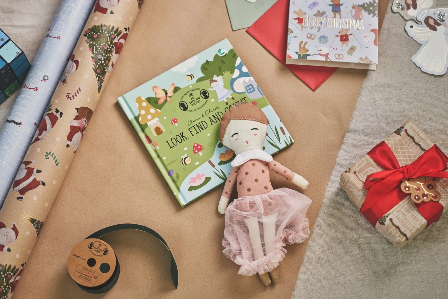 Clearance Søstrene Grene Schweiz Weiche Puppe Rose