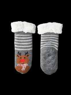 Online Søstrene Grene Schweiz Weihnachtssocken Für Kinder 27/30 Silver Grey