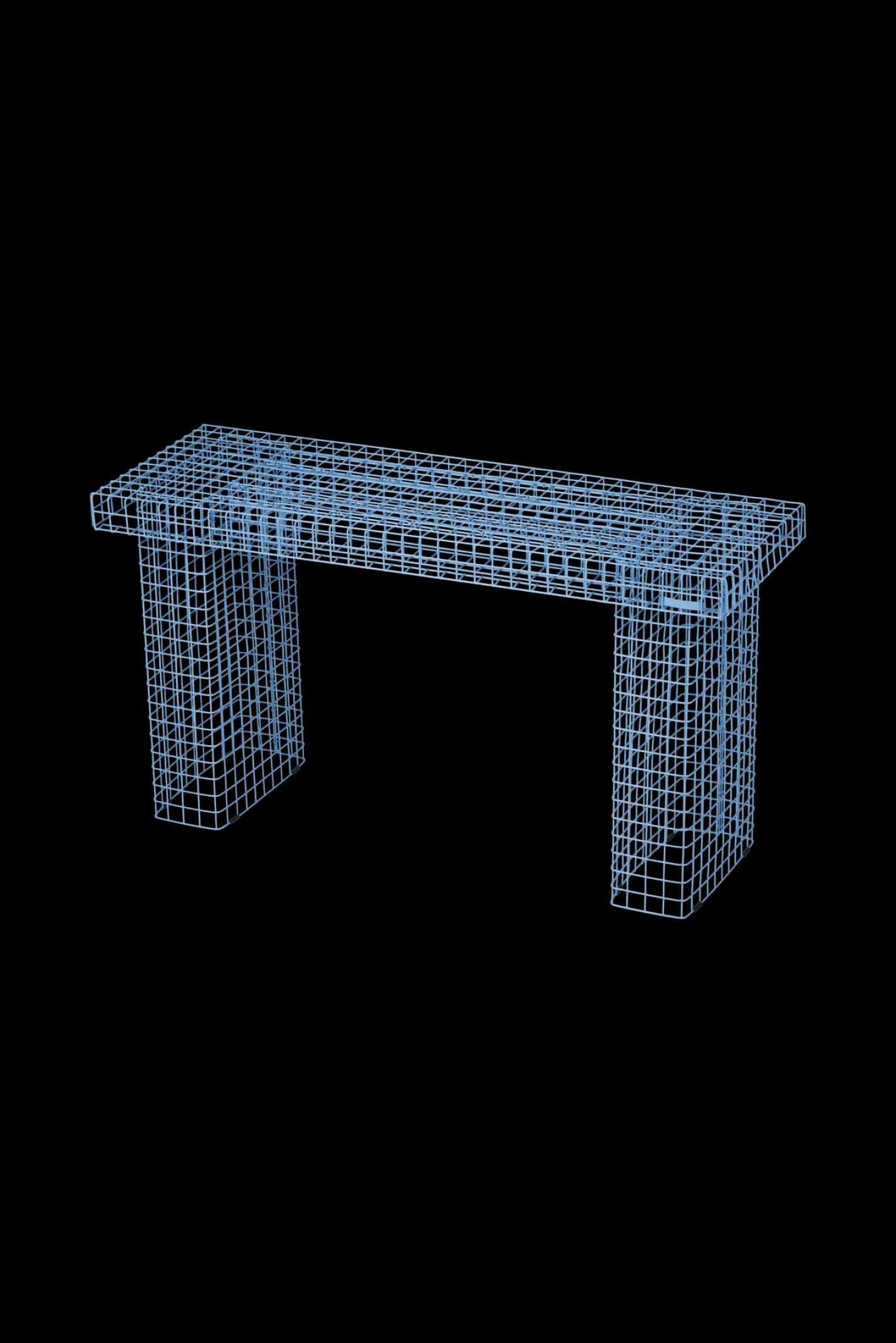 Søstrene Grene Schweiz WIRE BENCH Bank Smokey Blue