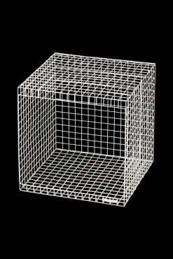 Online Søstrene Grene Schweiz WIRE CUBIC Würfelregal White