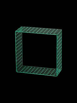 Søstrene Grene Schweiz WIRE SQUARE Wandregal Green