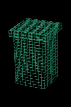 Discount Søstrene Grene Schweiz WIRE STOOL Hocker Green