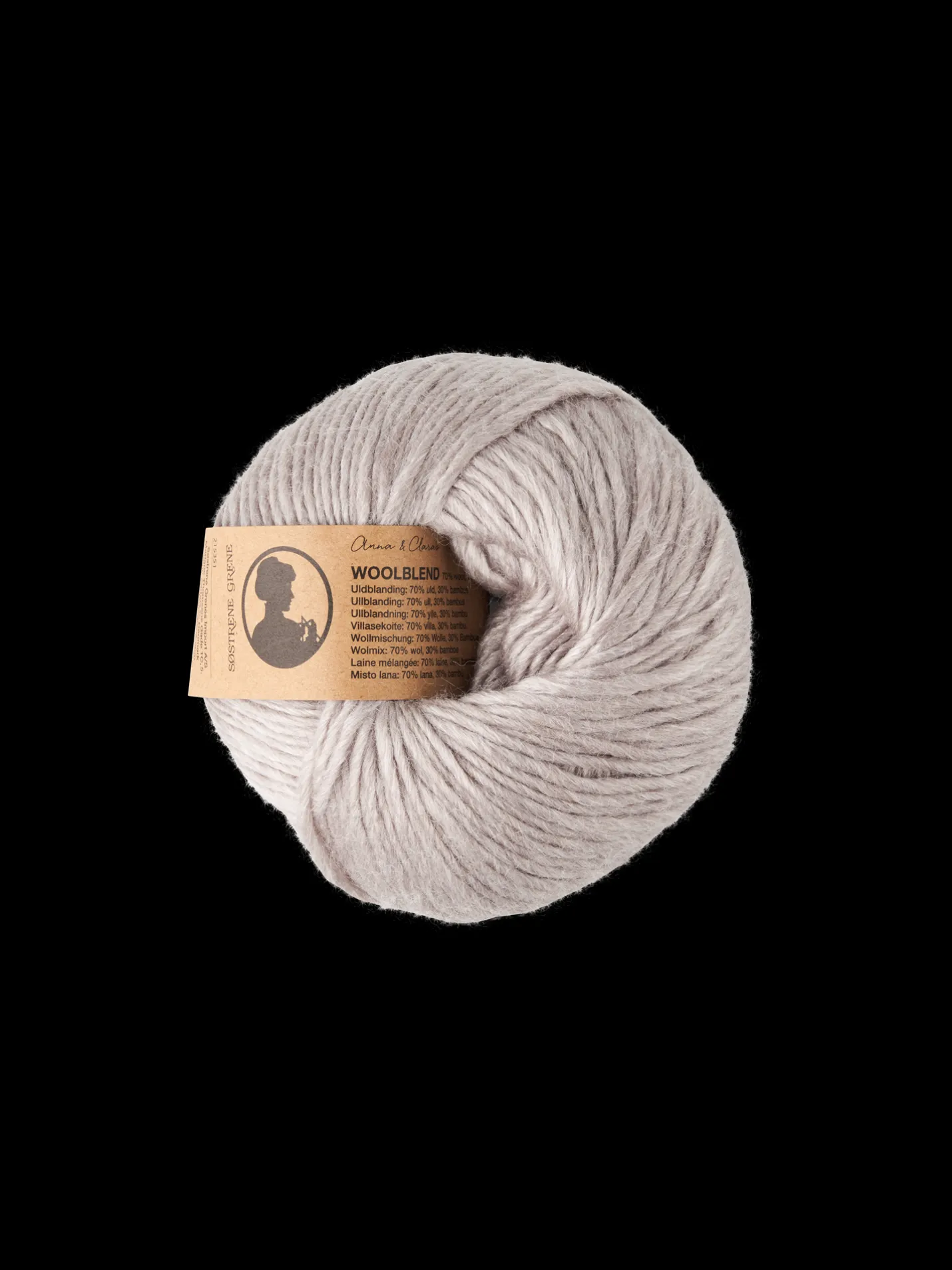 Hot Søstrene Grene Schweiz Woll-Bambus-Garn Cool Grey
